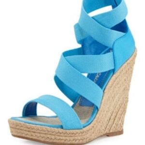 Jean-Michel Cazabat wedge sandal.  Size 8